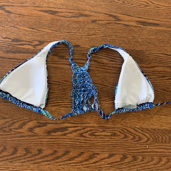 TIE FRONT BIKINI TOP - Picture 2 of 8